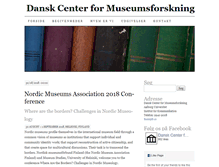 Tablet Screenshot of museumsforskning.dk